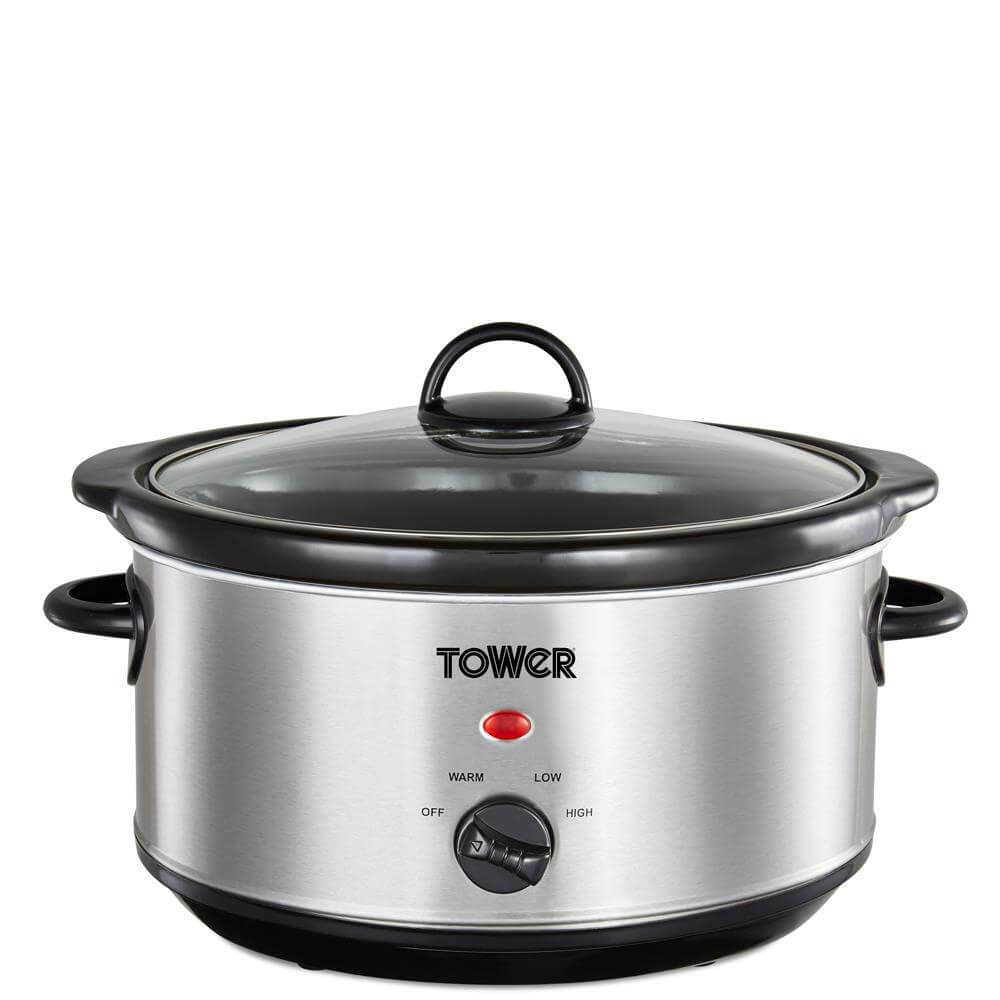 Tower 3.5L Stainless Steel Slow Cooker